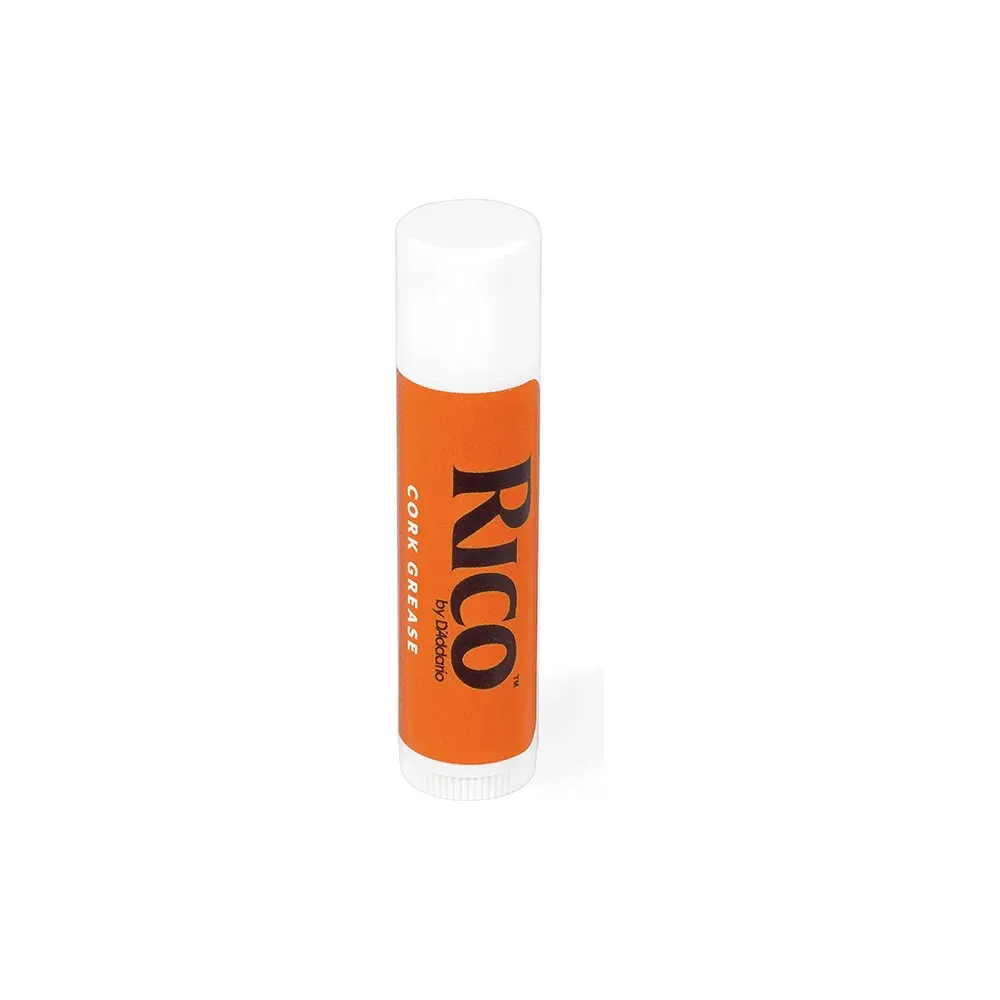 Barra de grasa para corchos Rico de D'Addario, con tubo naranja y tapón blanco